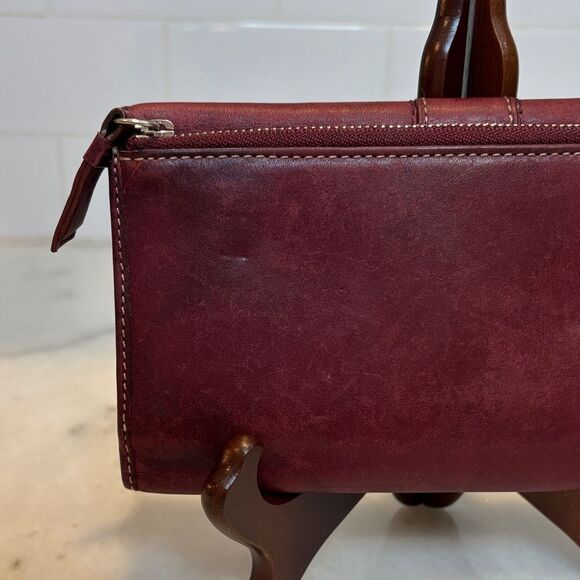 Coach Signature Stripe Leather Full Sized Wallet - Picture 5 of 16